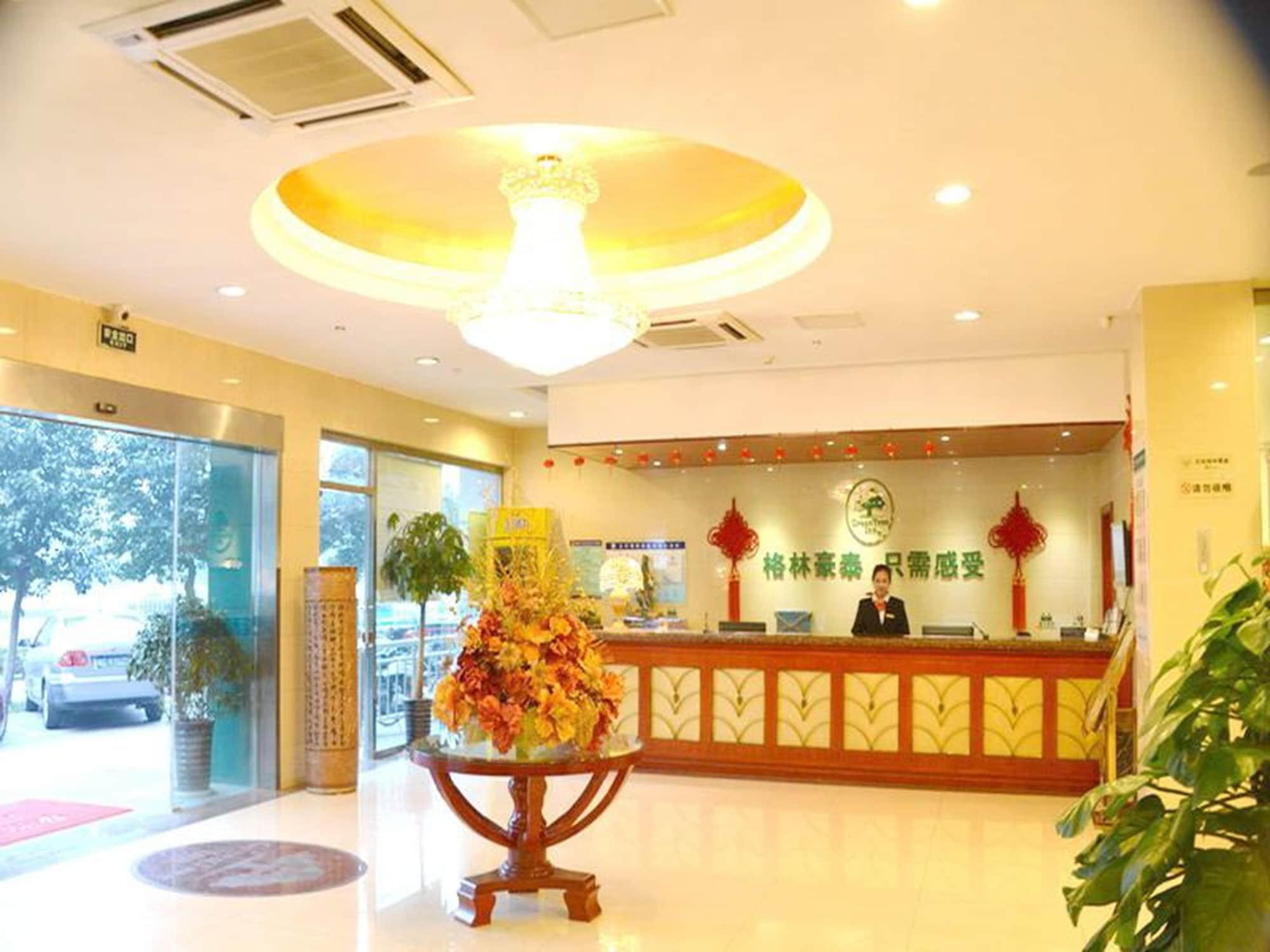 Greentree Inn Anhui Bengbu Longhu Express Hotel Buitenkant foto