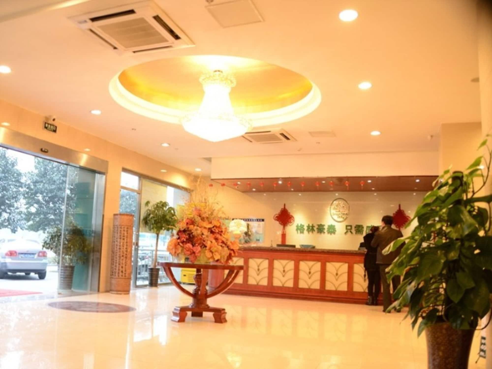 Greentree Inn Anhui Bengbu Longhu Express Hotel Buitenkant foto